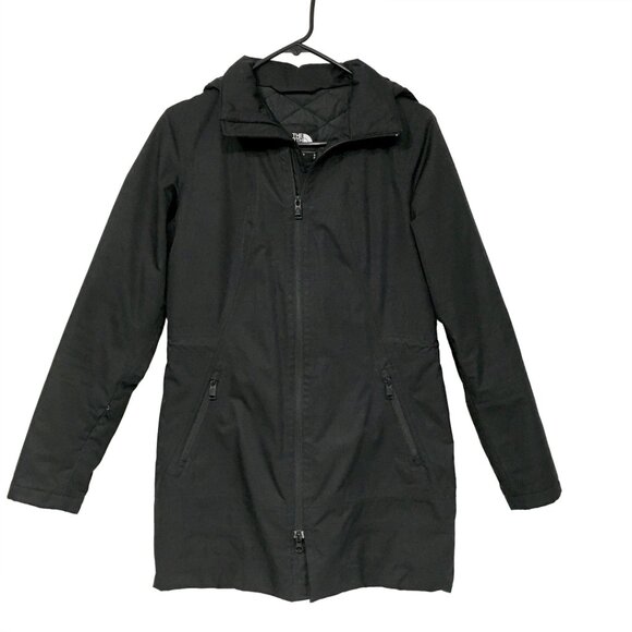 The North Face Women's Black Insulated Ancha Parka Hooded size small - Picture 1 of 14